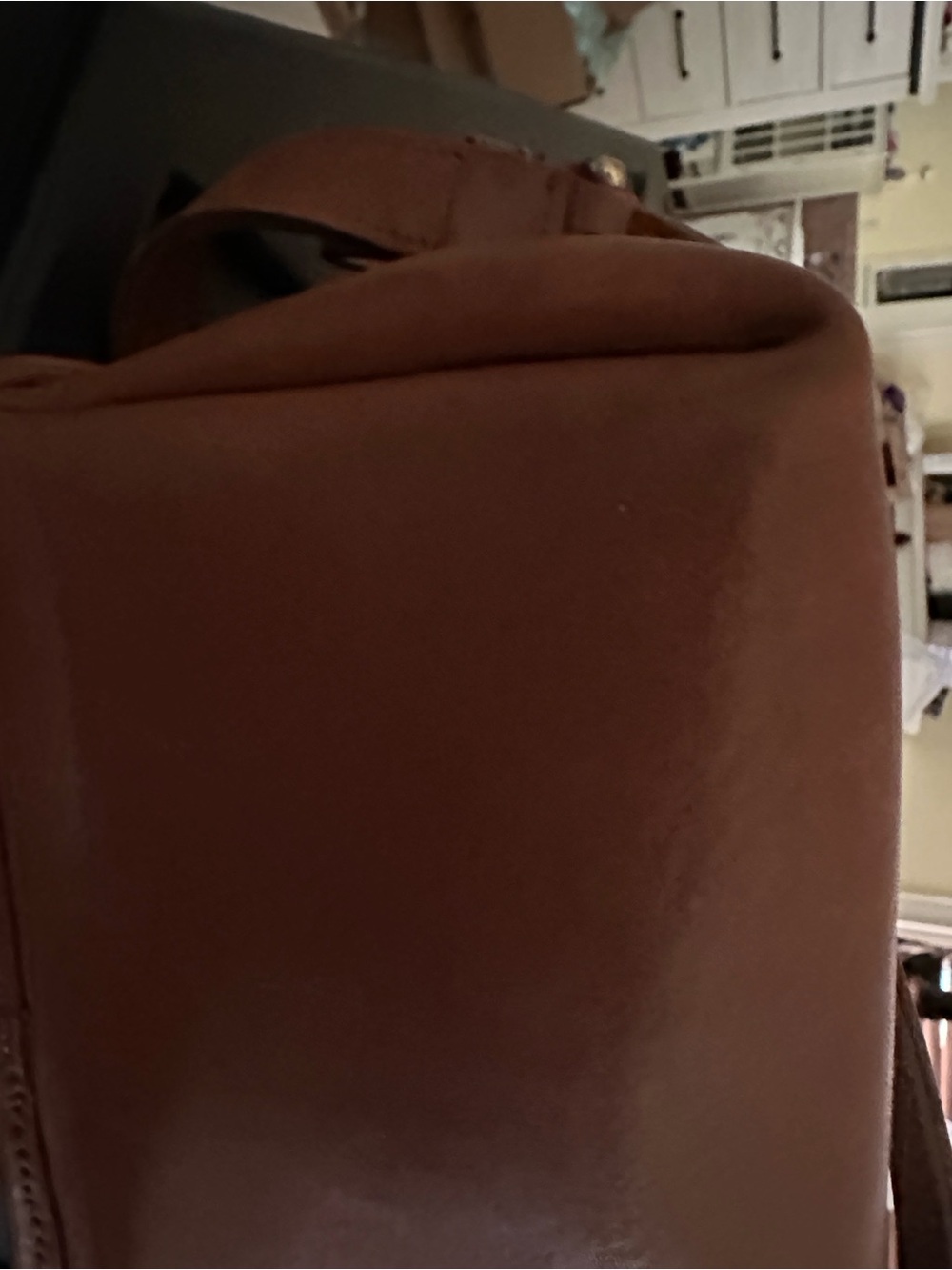 Coach Brown Leather Backpack with Gold Hardware #9960 - Picture 4 of 10